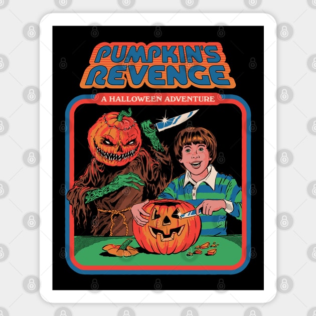 Pumpkin's Revenge Magnet by Steven Rhodes